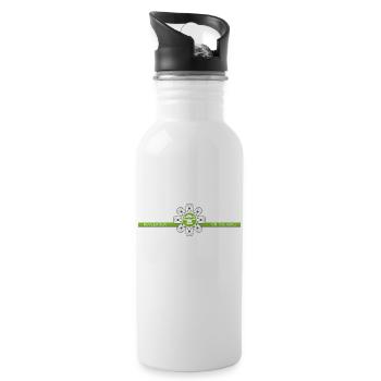 SUPER MOTO Monkey Circle - Water bottle with straw - white - Right