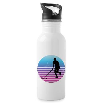 Hockey Women Salibandy Floorball Floorball - Water bottle with straw - white - Right