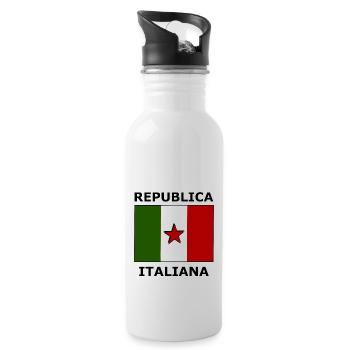 The Republic of Italy - Water bottle with straw - white - Right