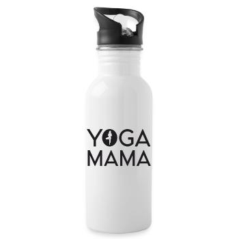 Yoga Mama - Gourde avec paille intégrée - blanc - Droite
