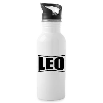 nom du t-shirt Idée cadeau Leo t-shirt - Gourde avec paille intégrée - blanc - Droite