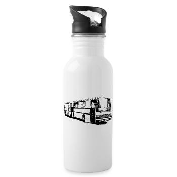 Setra Bus Setra S215 UL - Trinkflasche mit integriertem Trinkhalm - Weiß - Rechts
