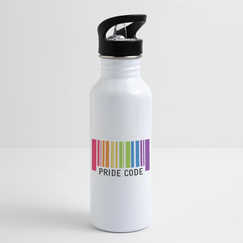LGBT Pride Month - Pride Code Water bottle with straw
