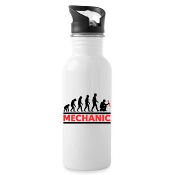 Mechanics Evolution Mechanic Mechanic - Water bottle with straw - white - Right