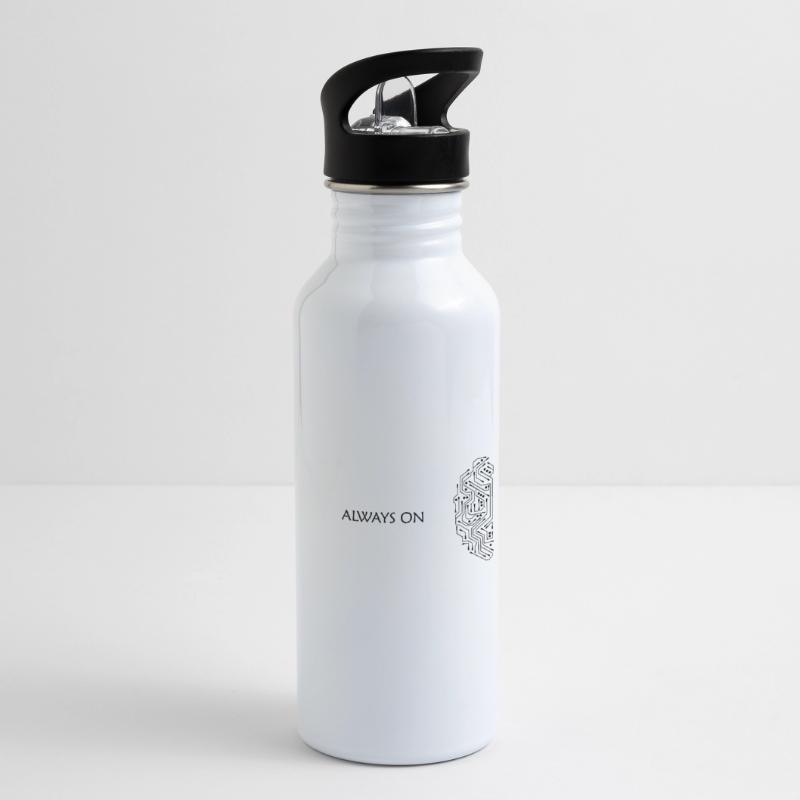 Programmer Coder Developer Nerd Geek Gift Water bottle with straw