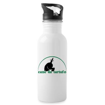 Trüffel6 2 - Trinkflasche mit integriertem Trinkhalm - Weiß - Rechts