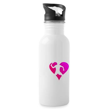 Pickleball Men's Racquetball Games Pickleballspi - Water bottle with straw - white - Right