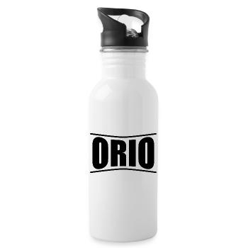 Idée cadeau t-shirt t-shirt Orio - Gourde avec paille intégrée - blanc - Droite