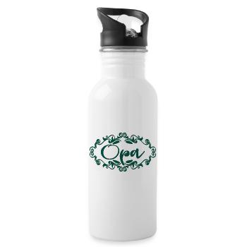 CADEAUX DE FÊTE DES PÈRES POUR GRAND-PÈRE - GRAND-PÈRE PAPA - Gourde avec paille intégrée - blanc - Droite