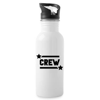 crew - Water bottle with straw - white - Right