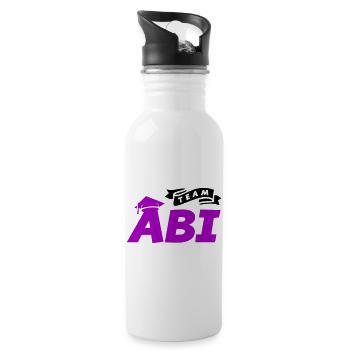 team_abi- - Water bottle with straw - white - Right