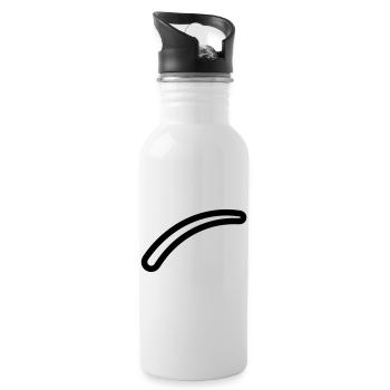 boomerang - Water bottle with straw - white - Right