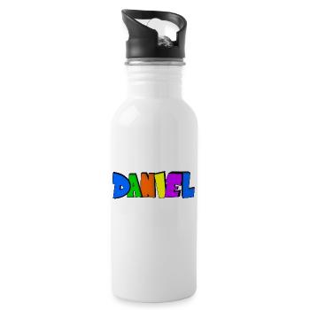 Daniel - Water bottle with straw - white - Right