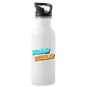 home is where my horse is - Water bottle with straw - white - Right