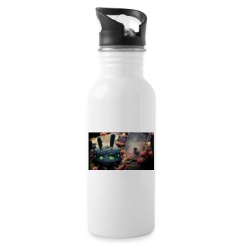Bugging - Water bottle with straw - white - Right