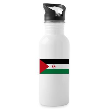 Sahrawi Arab Democratic Republic - Water bottle with straw - white - Right