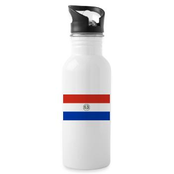 Paraguay - Water bottle with straw - white - Right