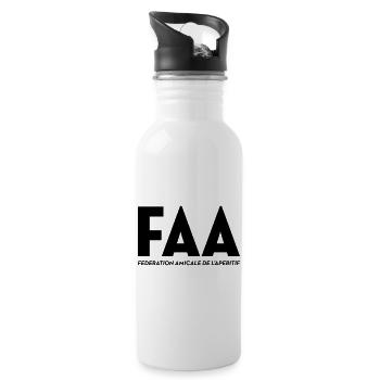 FAA, French Aperitif Federation - Water bottle with straw - white - Right