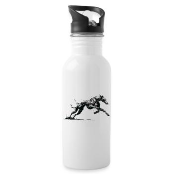 Galgo Ink 01 - Water bottle with straw - white - Right