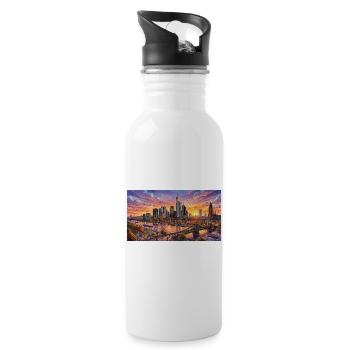 Main metropolis - Water bottle with straw - white - Right