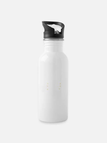 J'ai pelote basque cadeau - Gourde avec paille intégrée - blanc