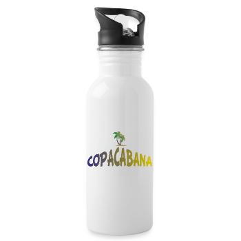 copacabana - Trinkflasche mit integriertem Trinkhalm - Weiß - Rechts