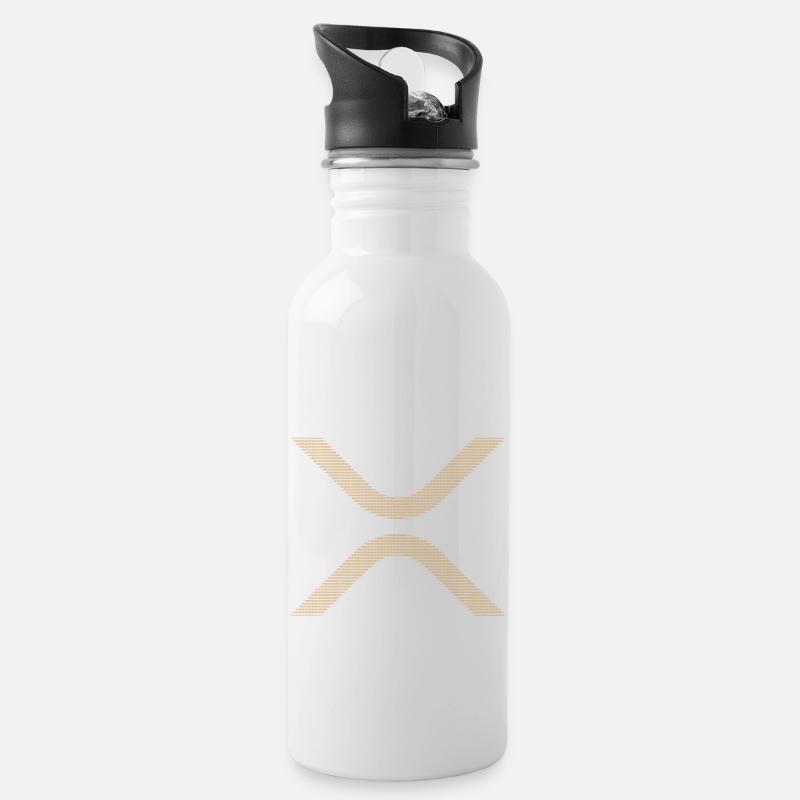 XRP - Gourde avec paille intégrée - blanc