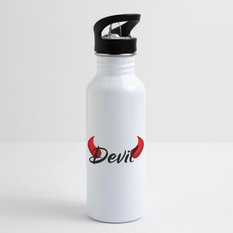 I'm a Devil - Devil Water bottle with straw