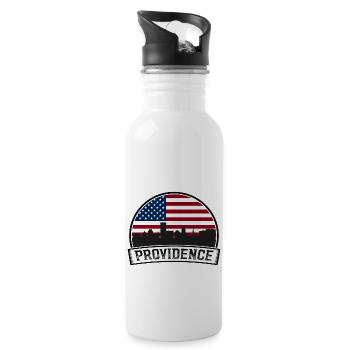 Providence - Water bottle with straw - white - Right