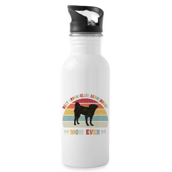 Best Appenzeller Sennenhund mom ever dog lovers - Trinkflasche mit integriertem Trinkhalm - Weiß - Rechts