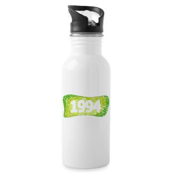 Retro scratches 1994 - Water bottle with straw - white - Right