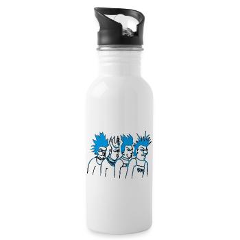 Punk team - Water bottle with straw - white - Right