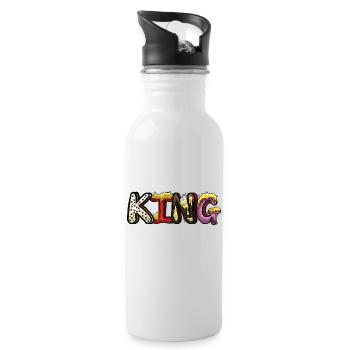King: The Coronation - Water bottle with straw - white - Right
