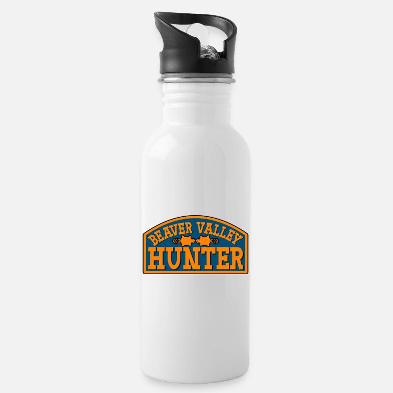 Beaver Valley Hunter Beaver Valley Hunter Hommes - Gourde avec paille intégrée - blanc