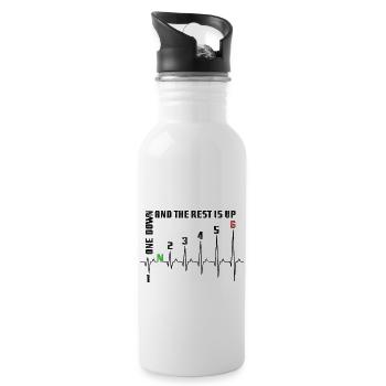 1N23456 Motorcycle Gearshift - Adrenaline - Pulse - Water bottle with straw - white - Right