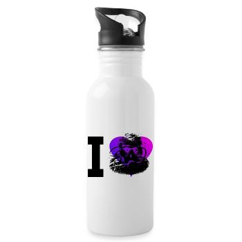 Scuba Tauchen Scuba Taucher Damen Diving - Trinkflasche mit integriertem Trinkhalm - Weiß - Rechts