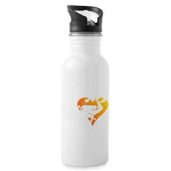 Plongeur Scuba Diver Scuba Diver Femmes - Gourde avec paille intégrée - blanc - Droite