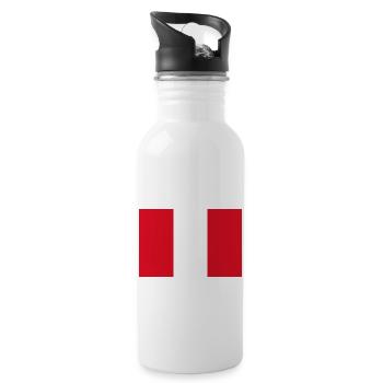 Peru - Water bottle with straw - white - Right