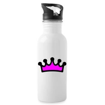 Krone Comic - Water bottle with straw - white - Right