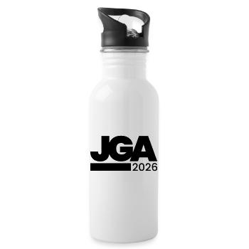 Jga 2026 Enterrement de vie de garçon - Gourde avec paille intégrée - blanc - Droite