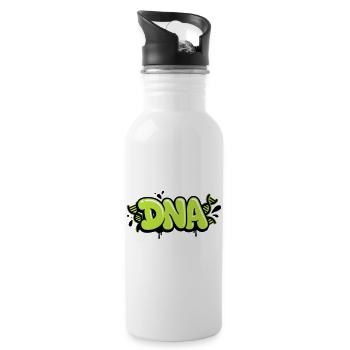DNA Lettering Graffiti - Water bottle with straw - white - Right