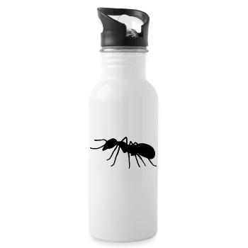 Ant - Water bottle with straw - white - Right