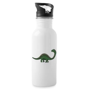 Dino 5 - Water bottle with straw - white - Right