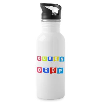 Drôle de citation sarcastique Mode de vie ironique Spruc - Gourde avec paille intégrée - blanc - Droite