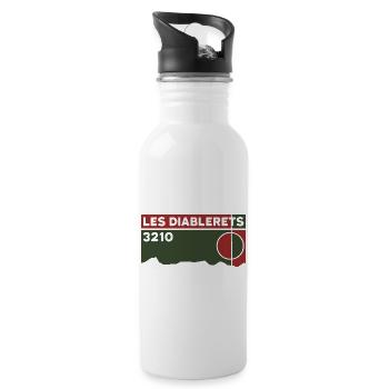 Les Diablerets, Hiking, Ski Touring, Mountain Tour, Souvenir - Water bottle with straw - white - Right
