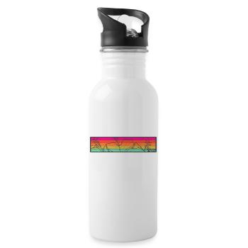 ridm alienflower seedz - Trinkflasche mit integriertem Trinkhalm - Weiß - Rechts