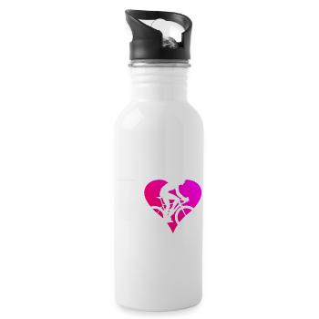 Road Bike Men Road Bike Road Cycling Women - Water bottle with straw - white - Right