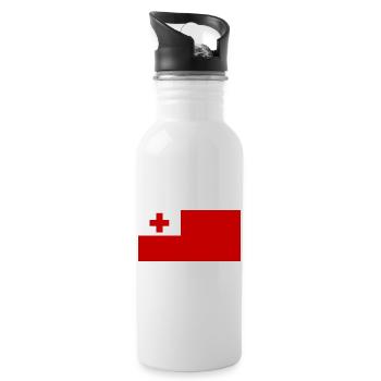 Tongo - Water bottle with straw - white - Right