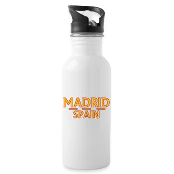 Madrid – Spain - Water bottle with straw - white - Right