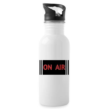 On_Air - Water bottle with straw - white - Right